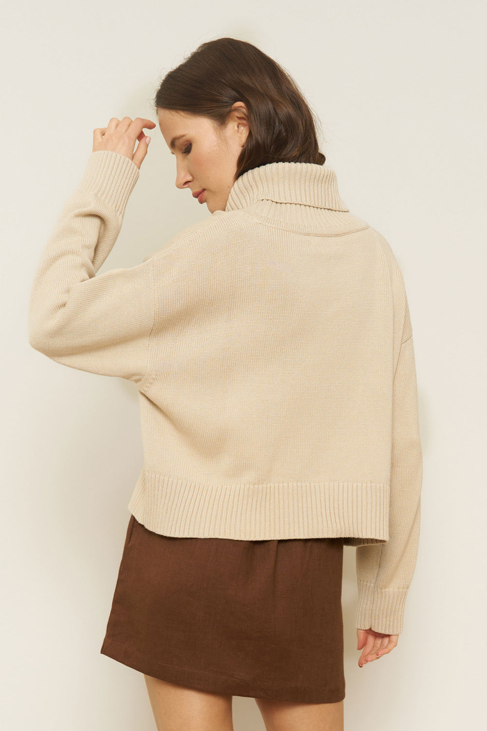 Penelope Pullover in Oatmeal - Whimsy & Row