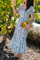 Harper Dress in Venetian Print