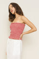 Matilda Top in Red Gingham