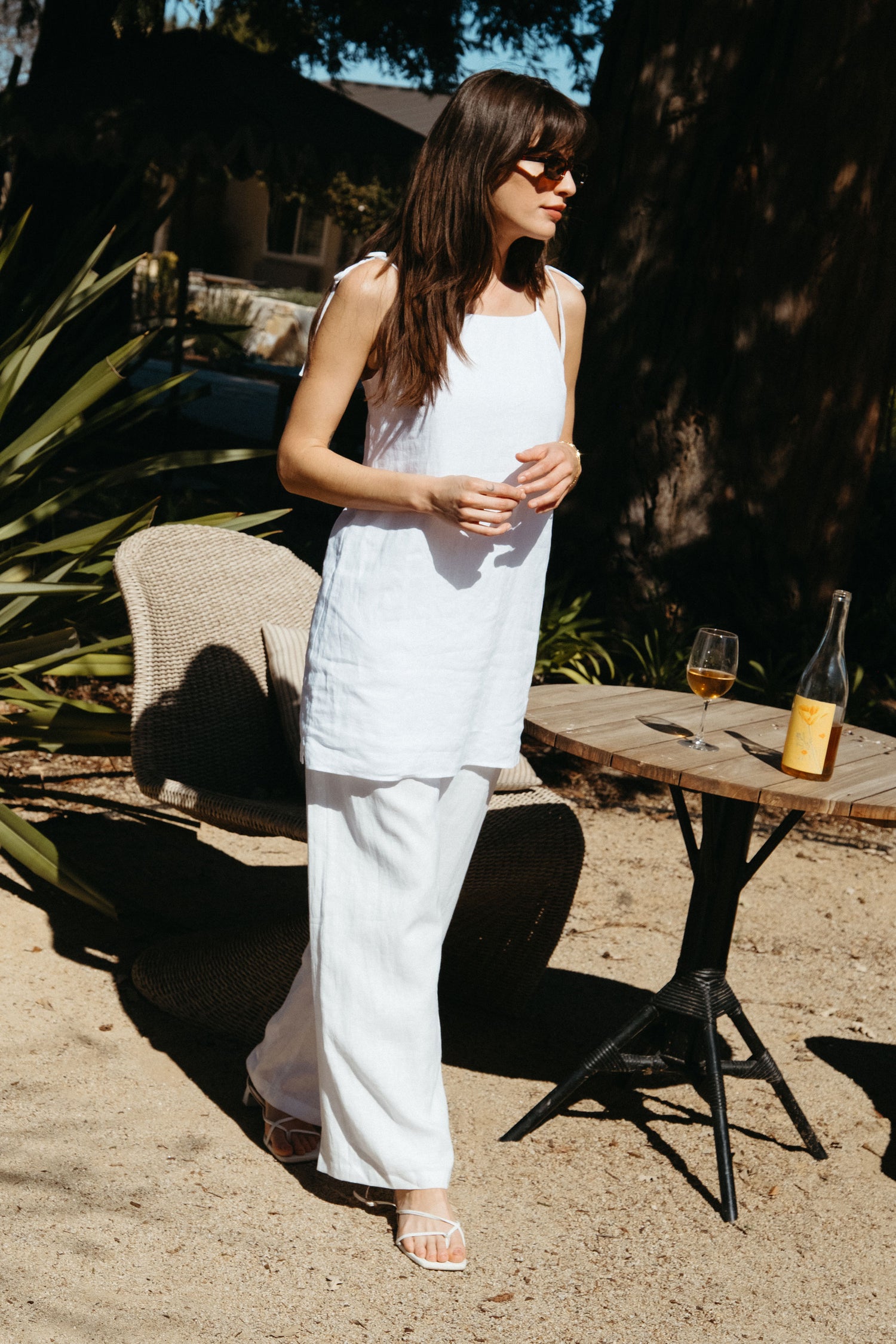Lainey Dress in White