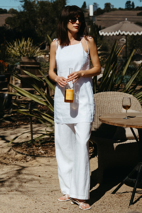Lainey Dress in White - Whimsy & Row
