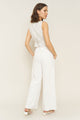 Leanna Pant in White Linen