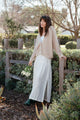 Millie Skirt/Dress in White Linen