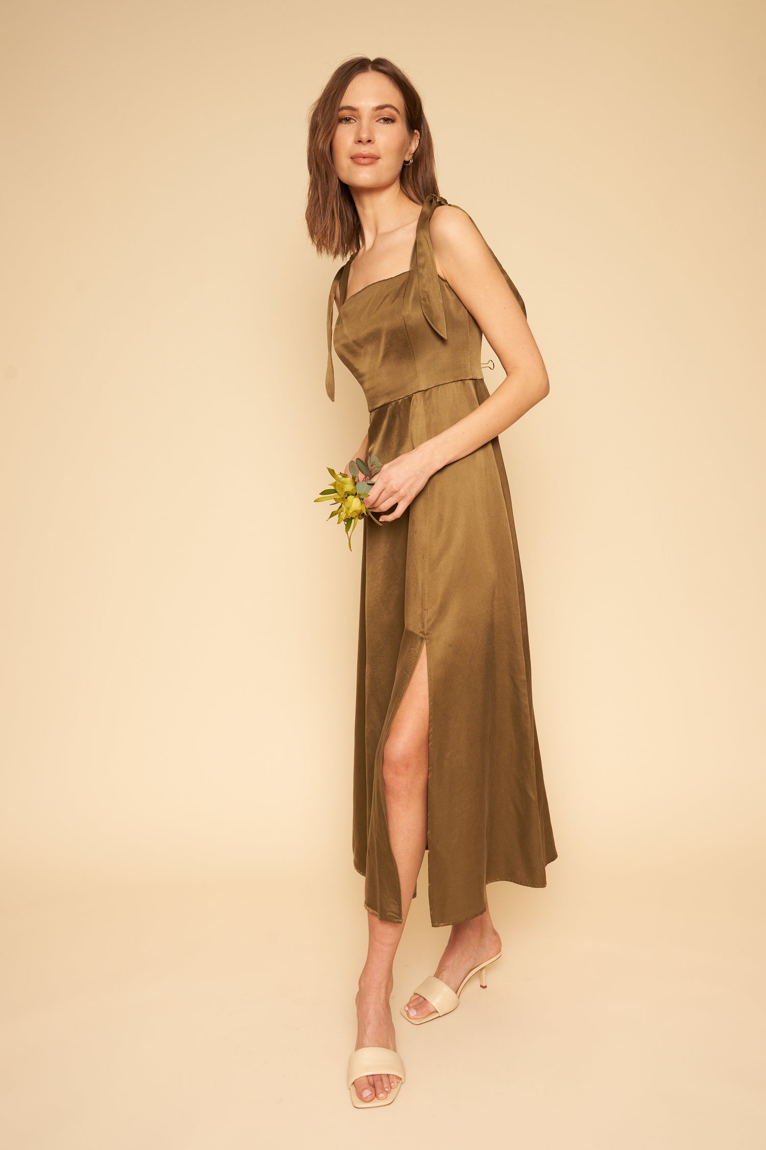 Danielle Dress in Hunter
