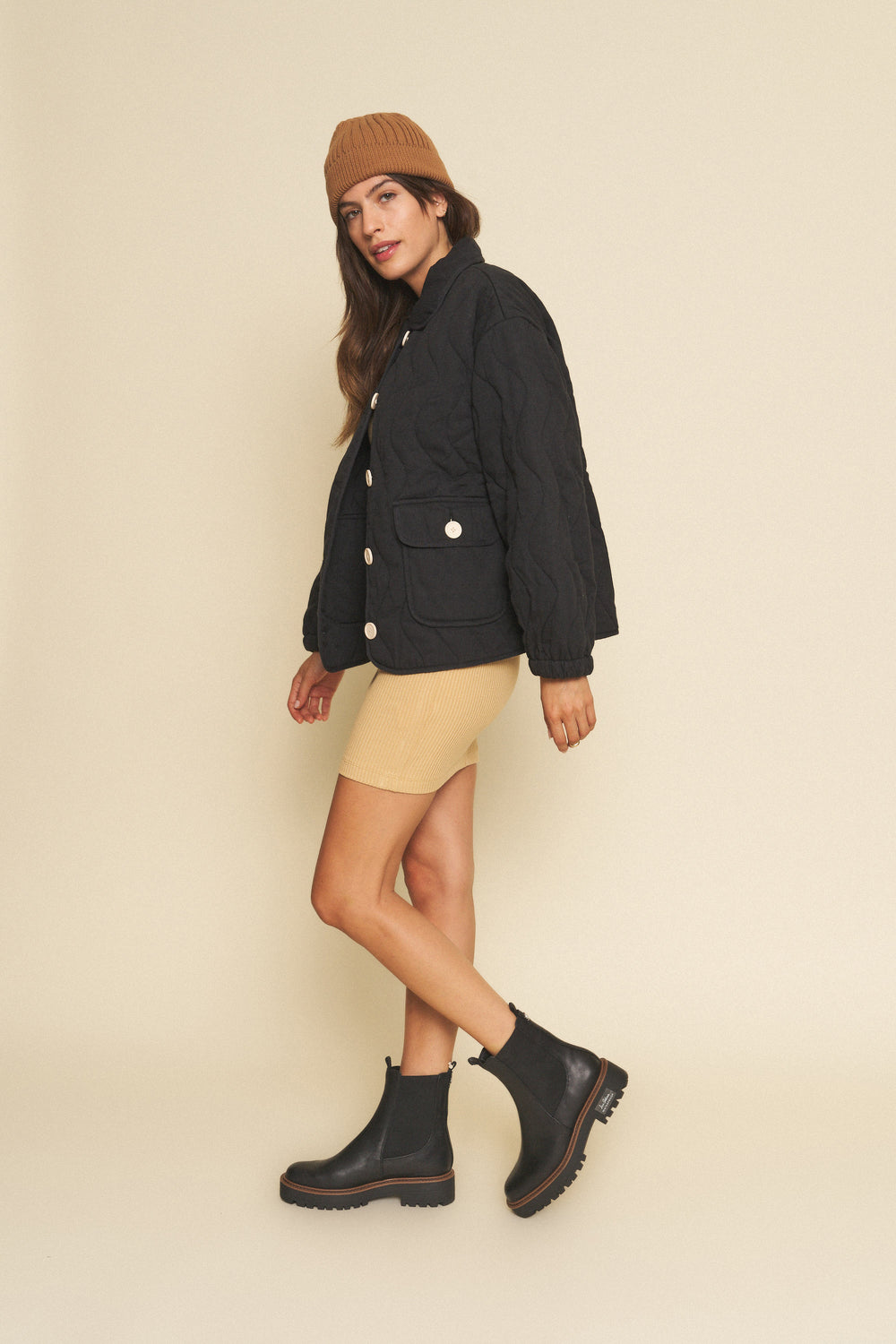 Liam Jacket in Black - Whimsy & Row