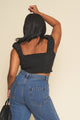 Flora Pant in Dark Denim Wide Leg