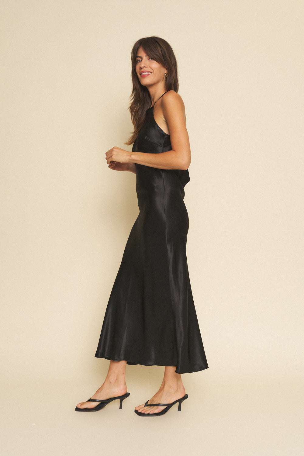 Fiona Dress in Black - Whimsy & Row