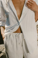 Peri Shirt in White Poplin