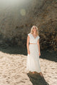 Valentina Top in White Linen