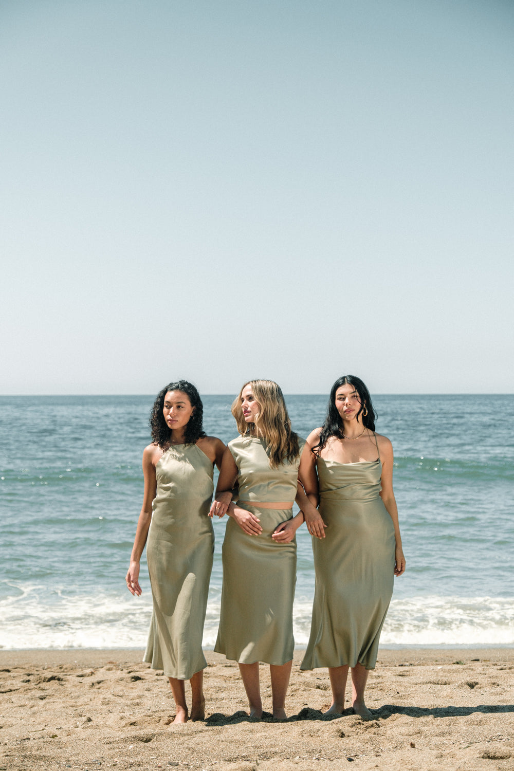 Camille Dress in Sage - Whimsy & Row