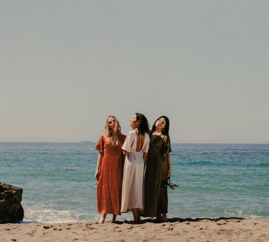 Lookbook — Bridesmaids on the Beach - Whimsy & Row