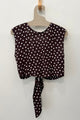 Sample Sale Valentina Top in Polka Dots