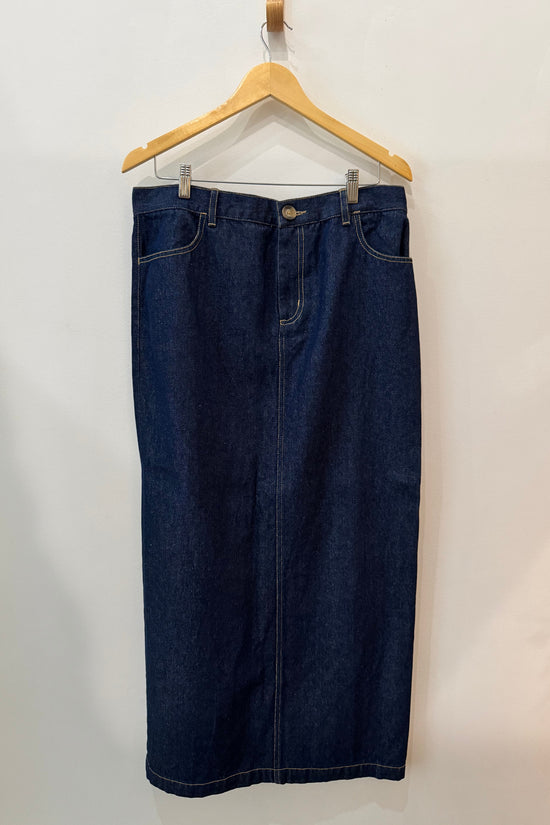 Sample Sale Alanis Skirt in Dark Denim - Whimsy & Row