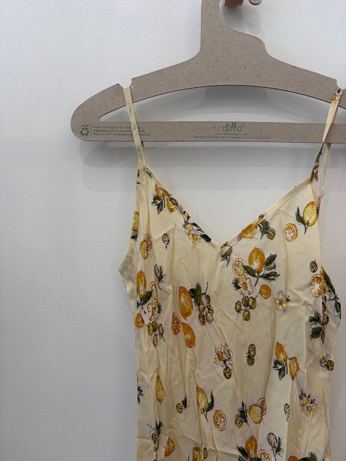 Sample Sale Freya Slip Dress in Lemons - Whimsy & Row