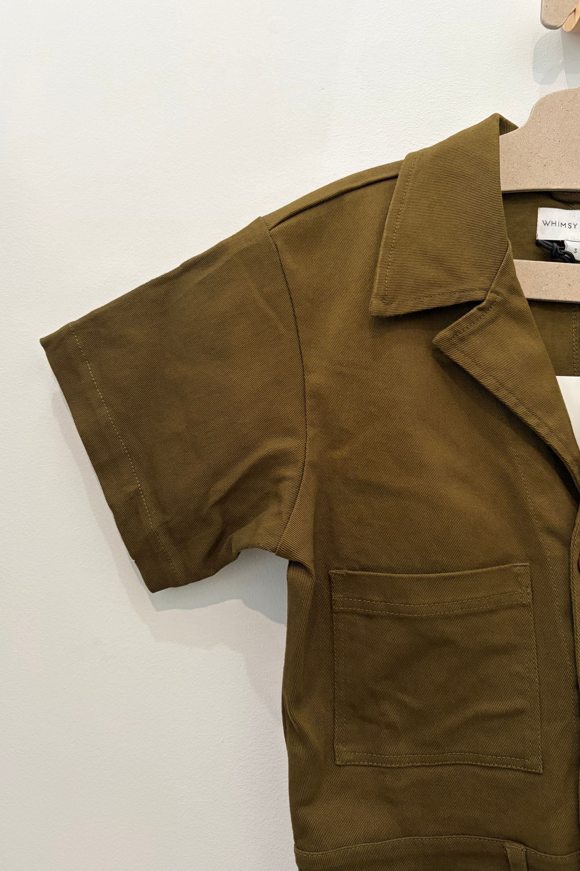 Sample Sale Logan Jumpsuit in Hunter - Whimsy & Row