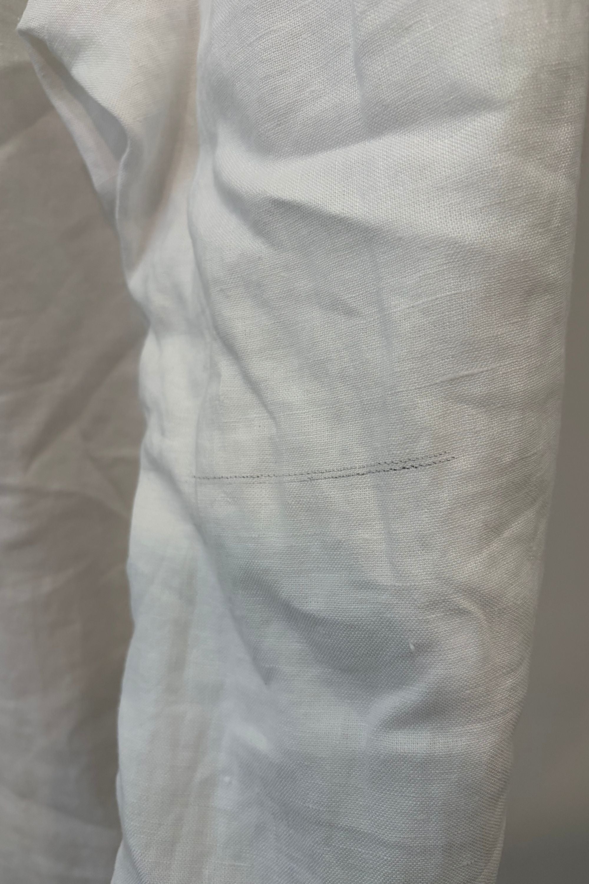 Sample Sale Leanna Pant in White Linen - Whimsy & Row