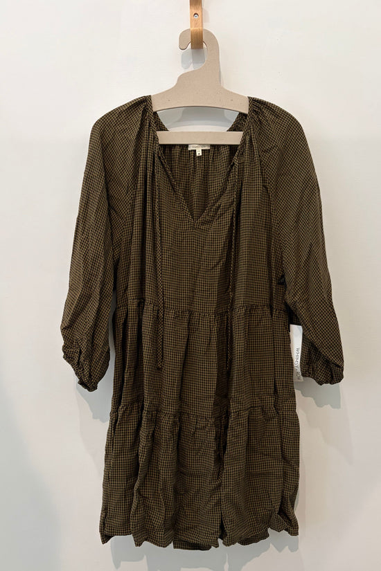 Sample Sale Phoenix Dress in Hunter Gingham Extended - Whimsy & Row