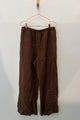 Sample Sale Kira Pant in Chocolate Linen
