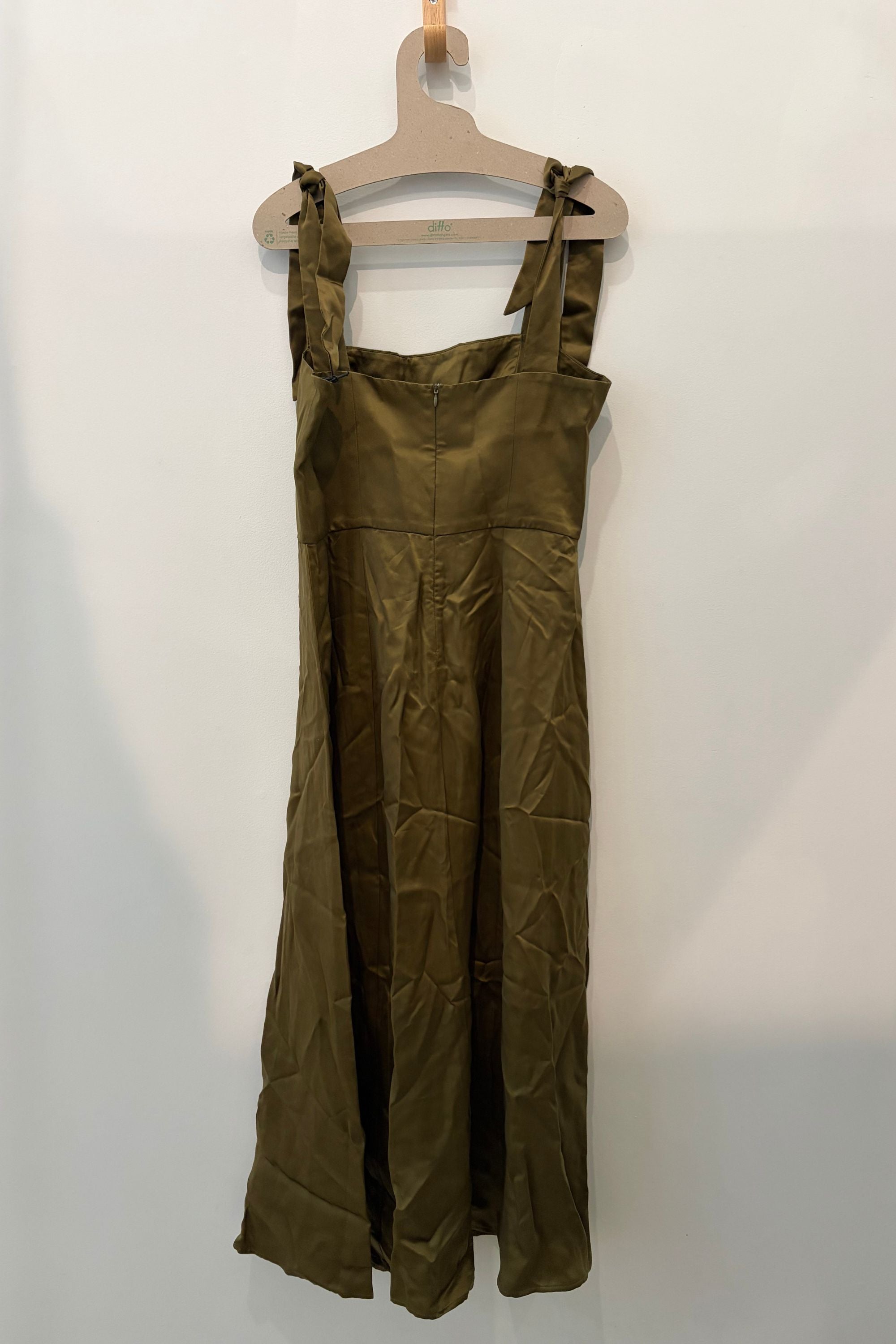 Sample Sale Danielle Dress in Hunter Green - Whimsy & Row