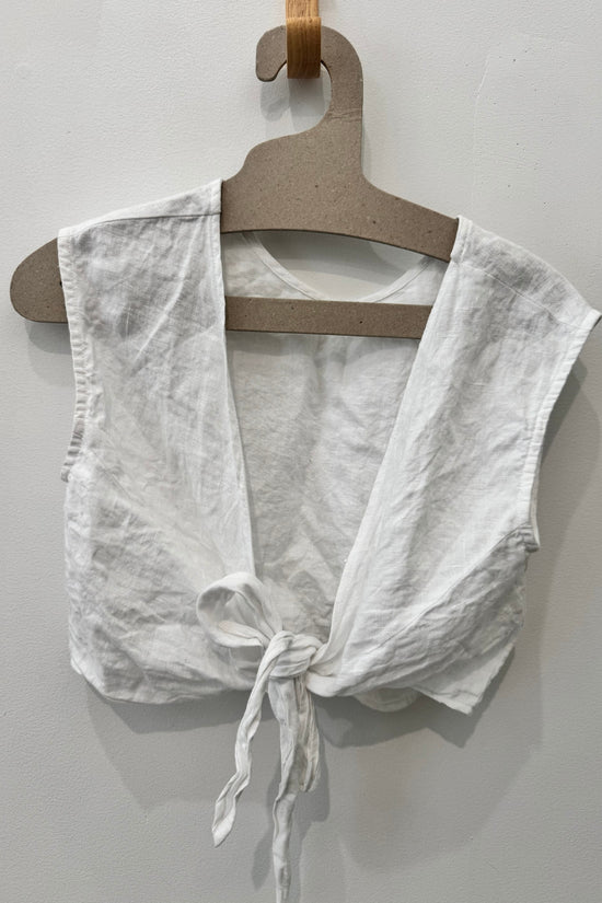 Sample Sale Valentina Top in White - Whimsy & Row