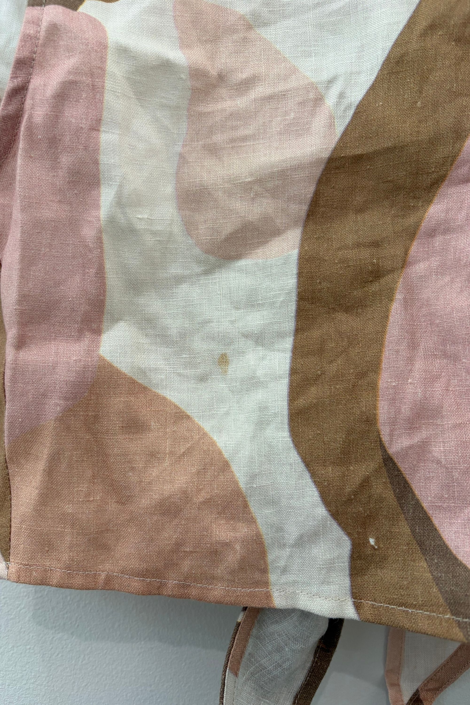 Sample Sale Valentina Top in Clay Abstract Print - Whimsy & Row