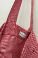 Red Gingham Tote Bag