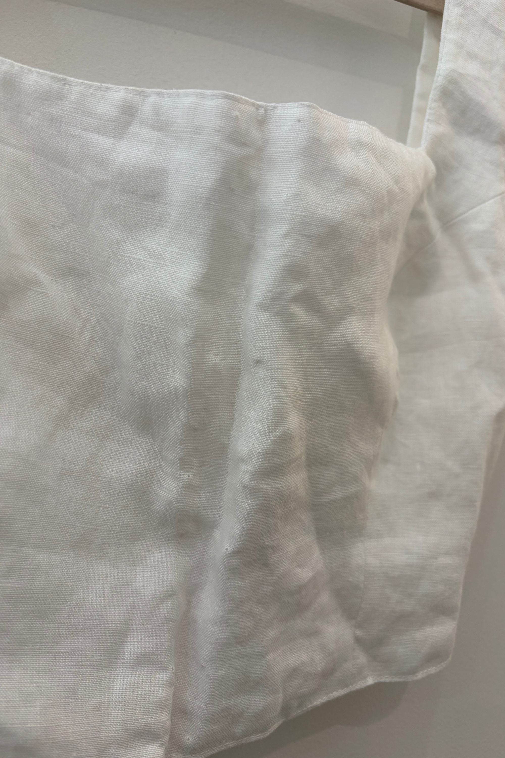 Sample Sale Frankie Linen Top in White - Whimsy & Row