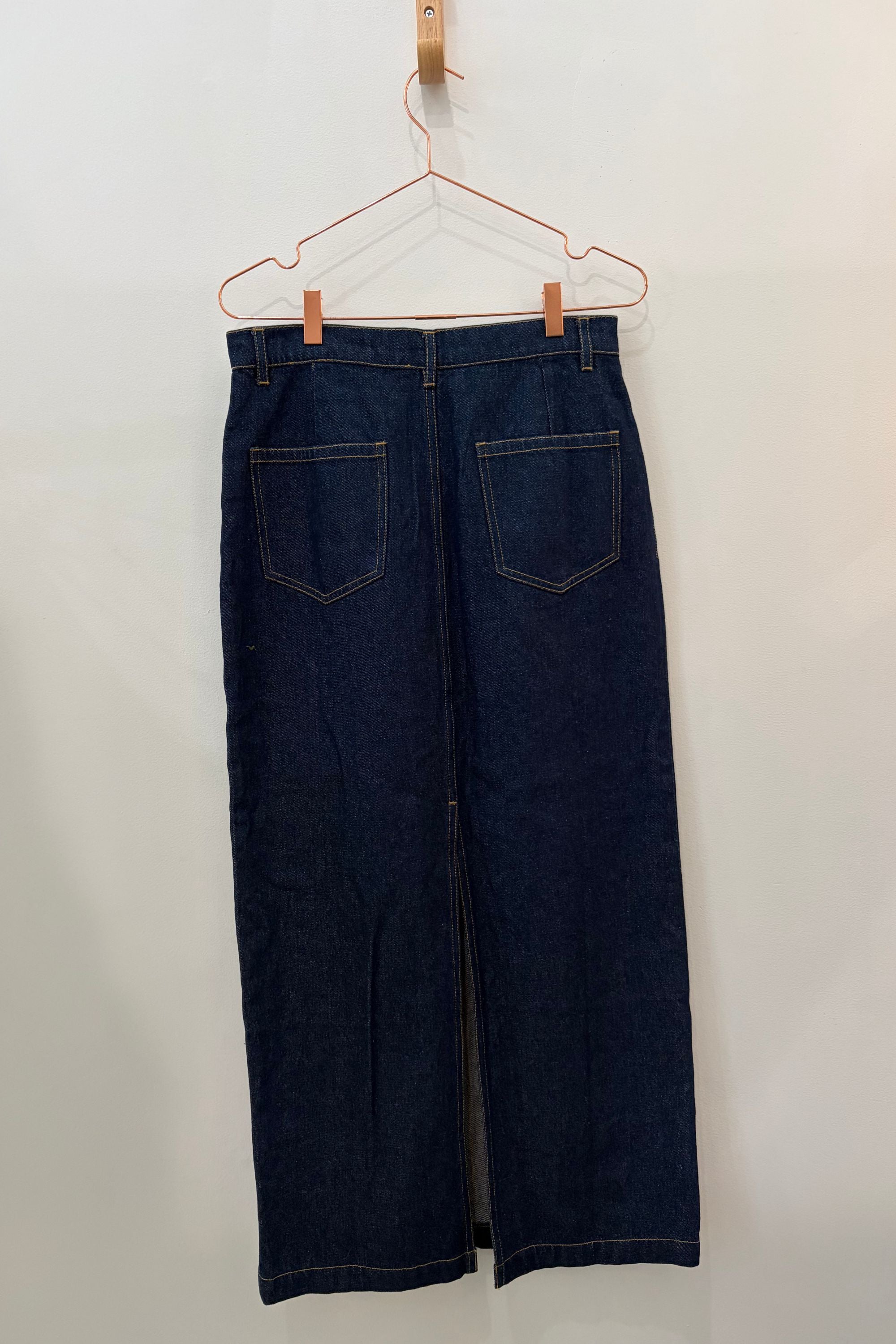 Sample Sale Alanis Skirt in Dark Denim - Whimsy & Row