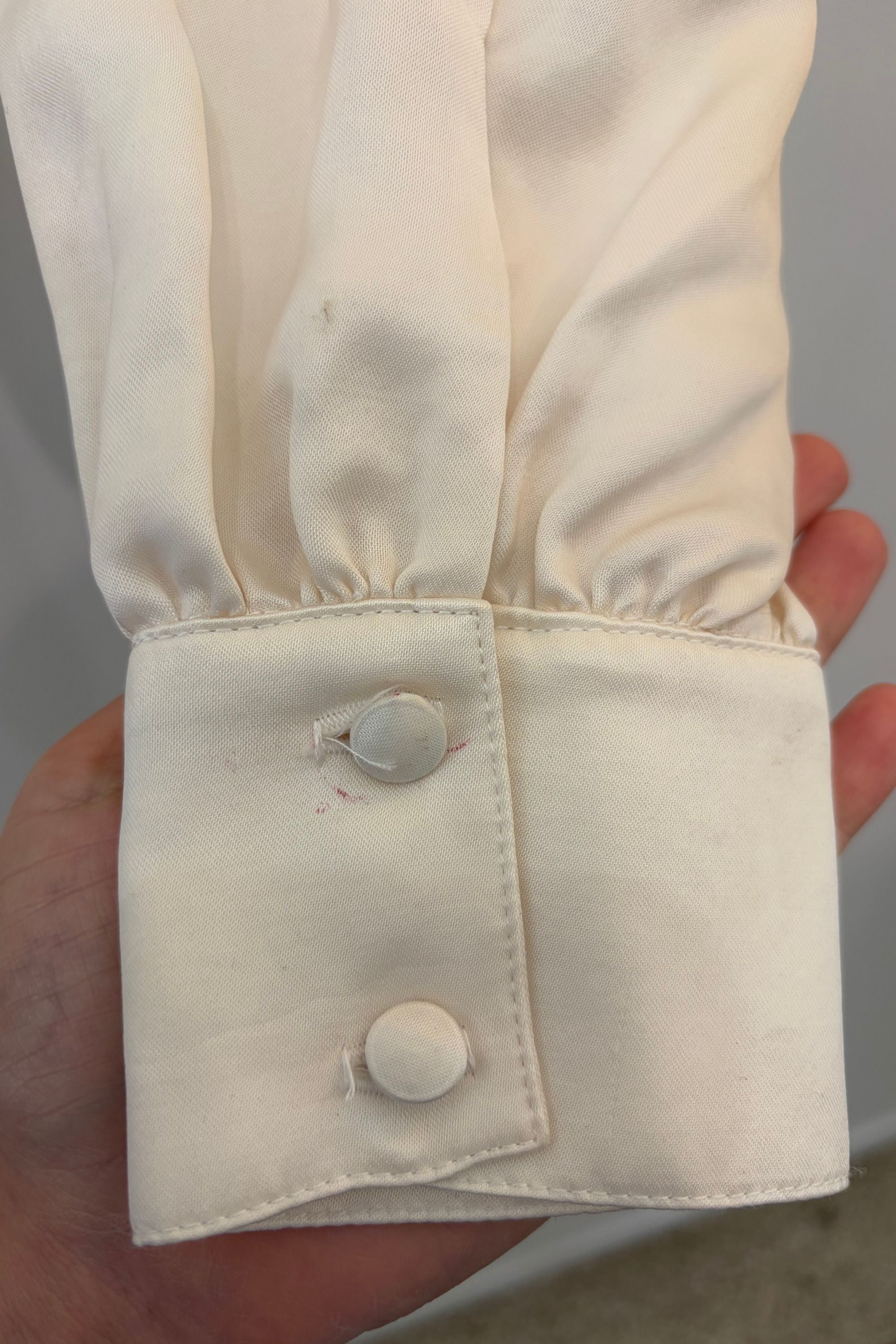 Sample Sale Lauren Top in Silky Cream - Whimsy & Row