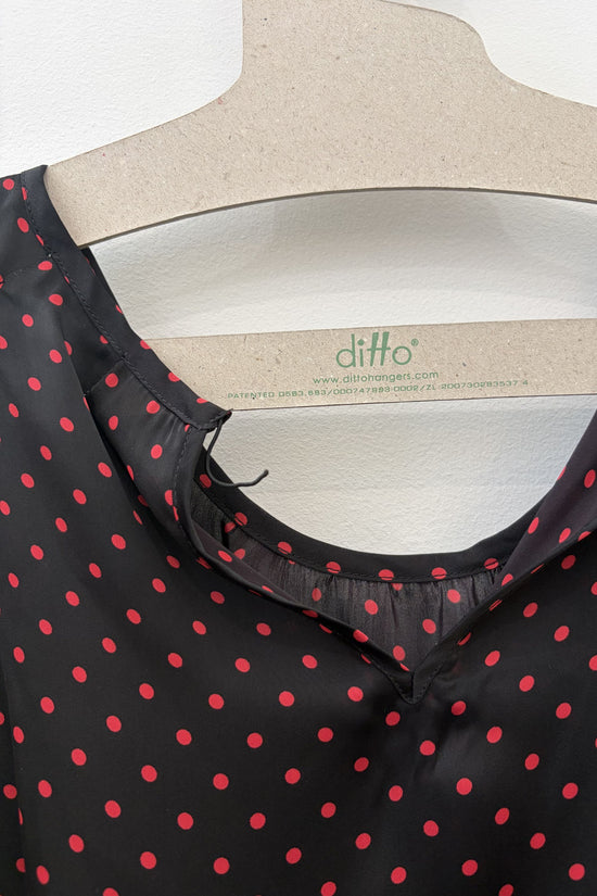 Sample Sale Greta Dress in Red Polka Dot - Whimsy & Row