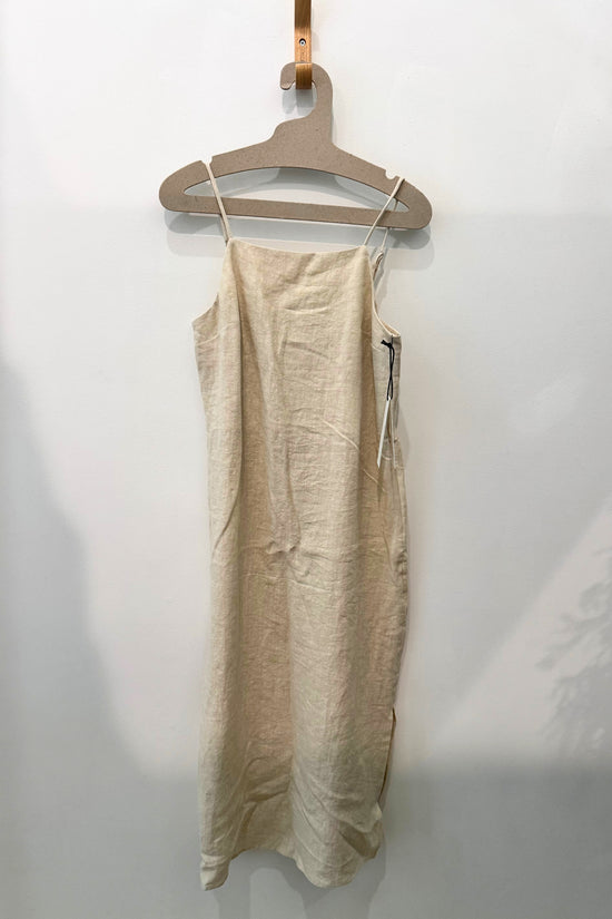 Sample Sale Loni Dress in Oatmeal Linen - Whimsy & Row