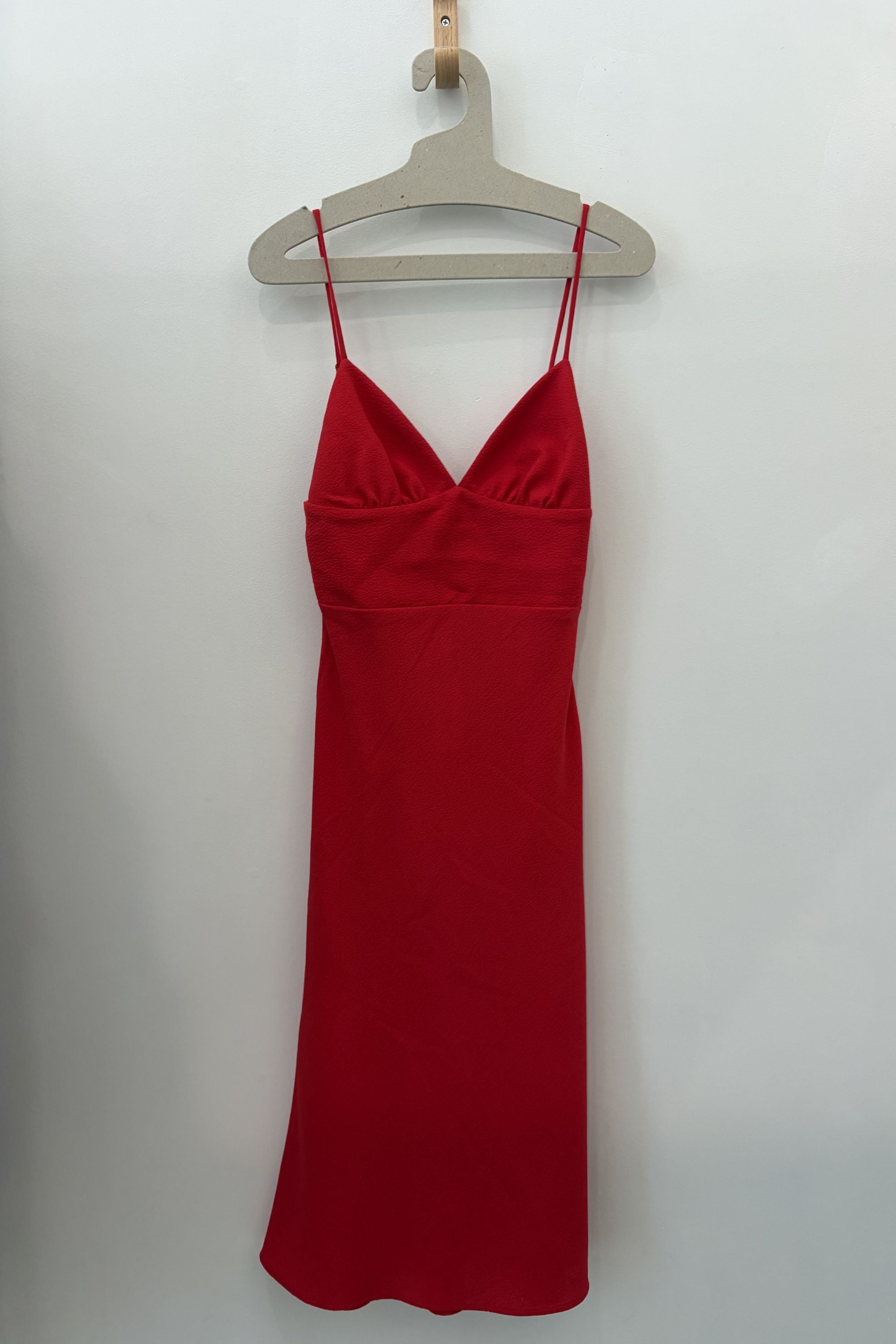 Sample Sale Midi Red Dress - Whimsy & Row