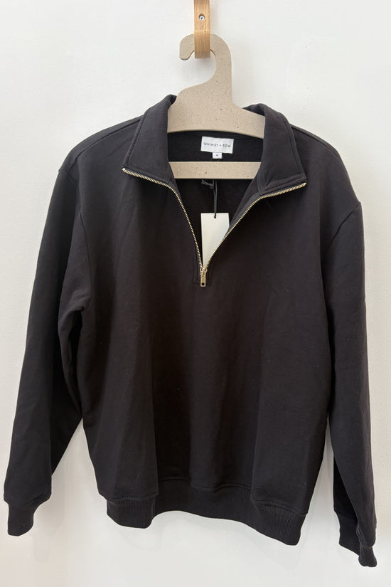 Sample Sale Diana Pullover in Black - Whimsy & Row