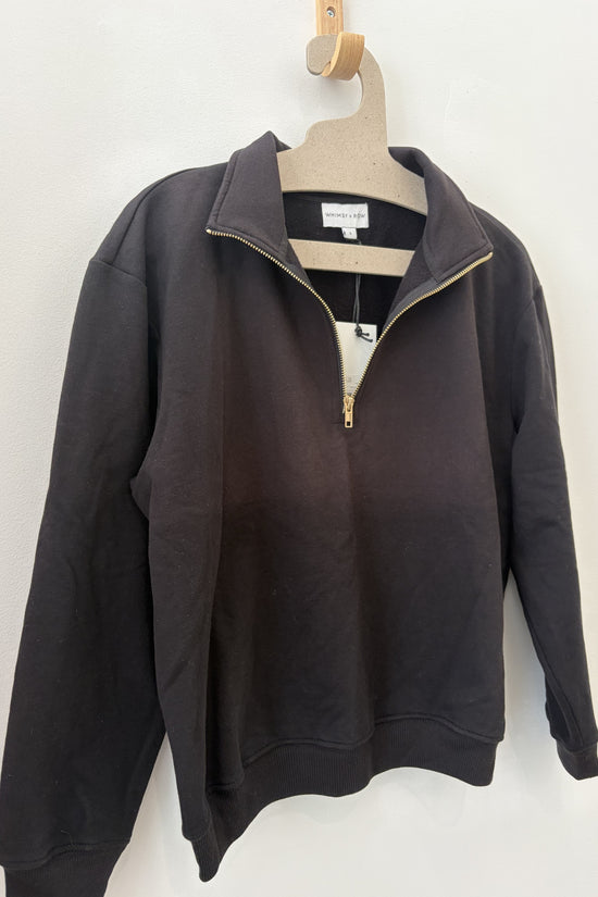 Sample Sale Diana Pullover in Black - Whimsy & Row