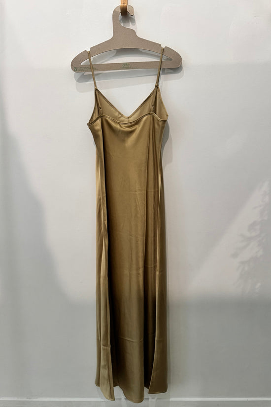 Sample Sale Bonnie Dress in Silky Gold - Whimsy & Row