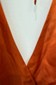 Sample Sale Lola Wrap Dress in Rust