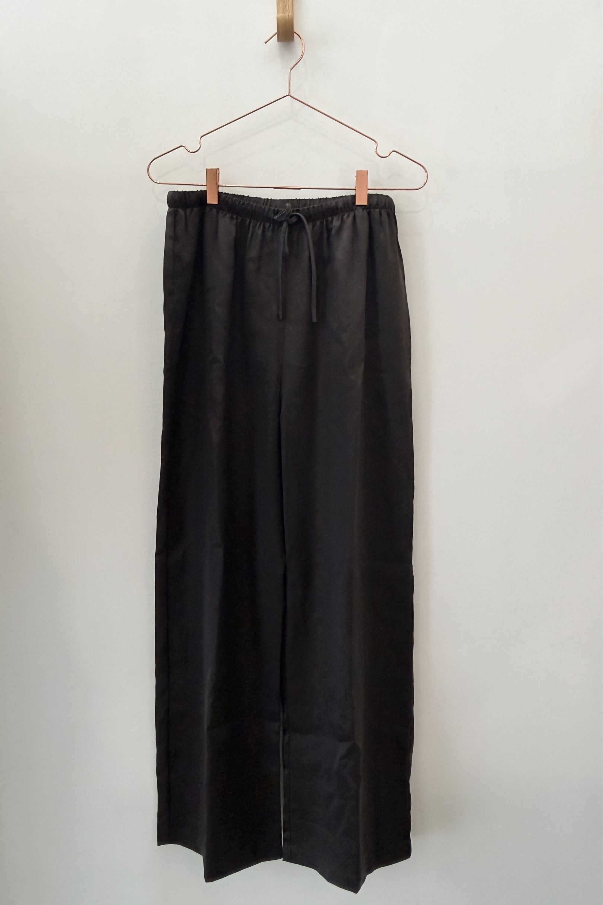 Sample Sale Raffa Pants in Silky Black - Whimsy & Row