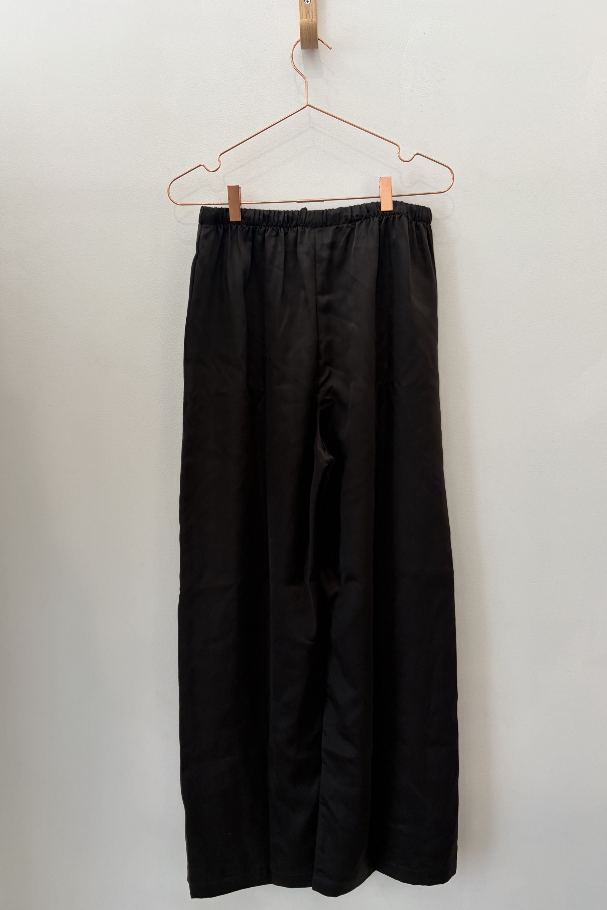 Sample Sale Raffa Pants in Silky Black - Whimsy & Row
