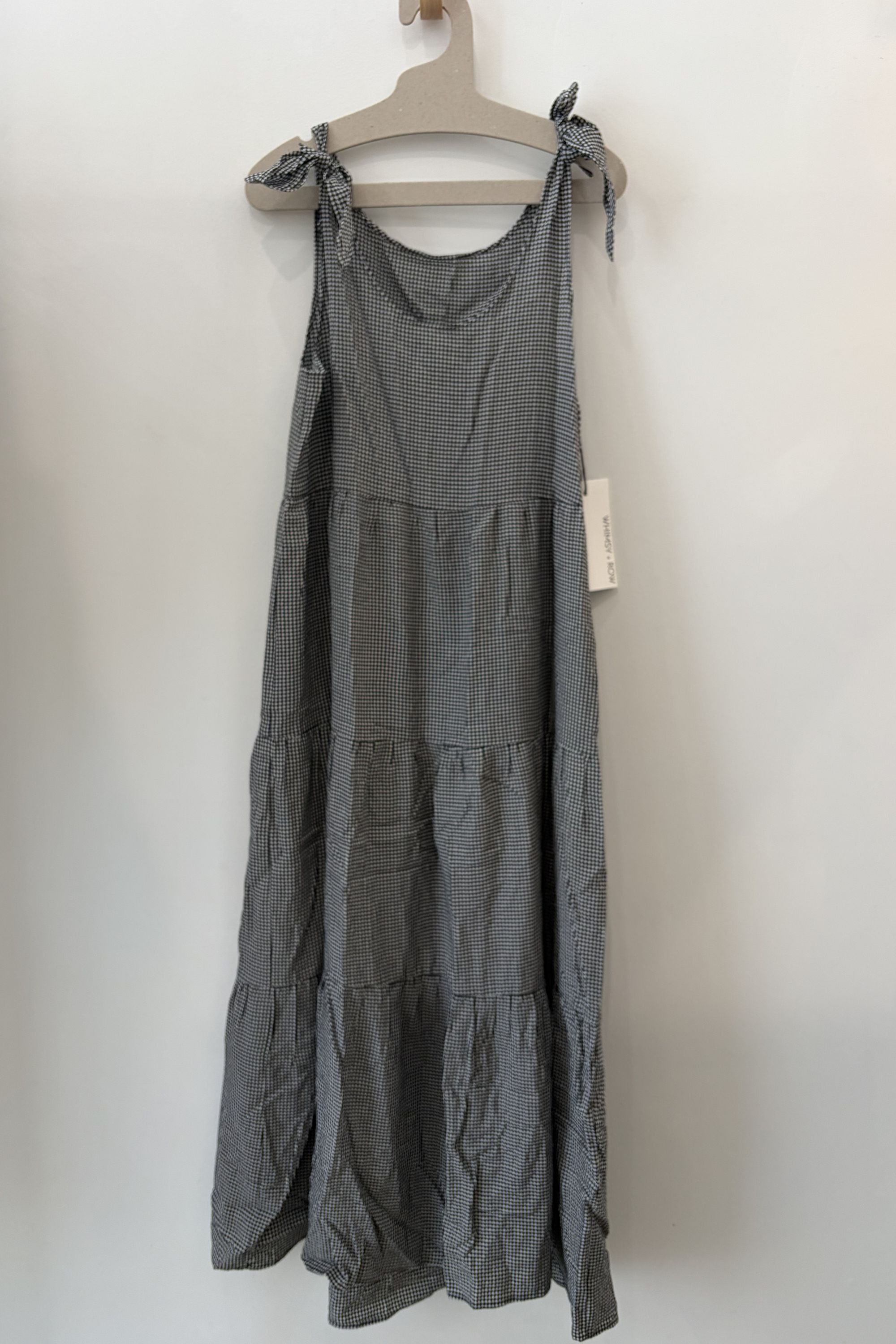Sample Sale Catherine Dress in Black Gingham - Whimsy & Row
