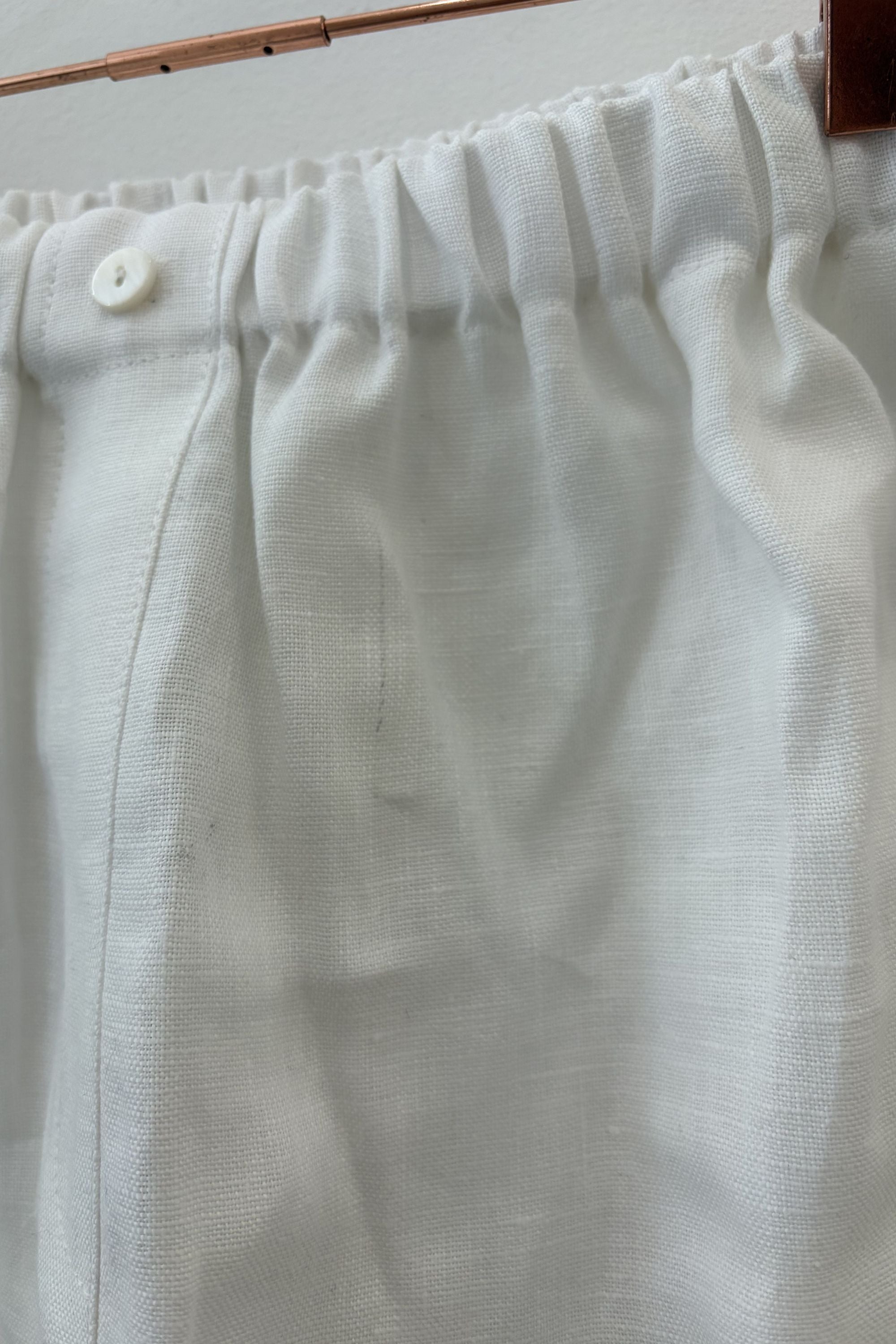 Sample Sale Marissa Boxer Short in White Embroidery - Whimsy & Row
