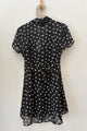Sample Sale Ronnie Dress in Black Polka Dots