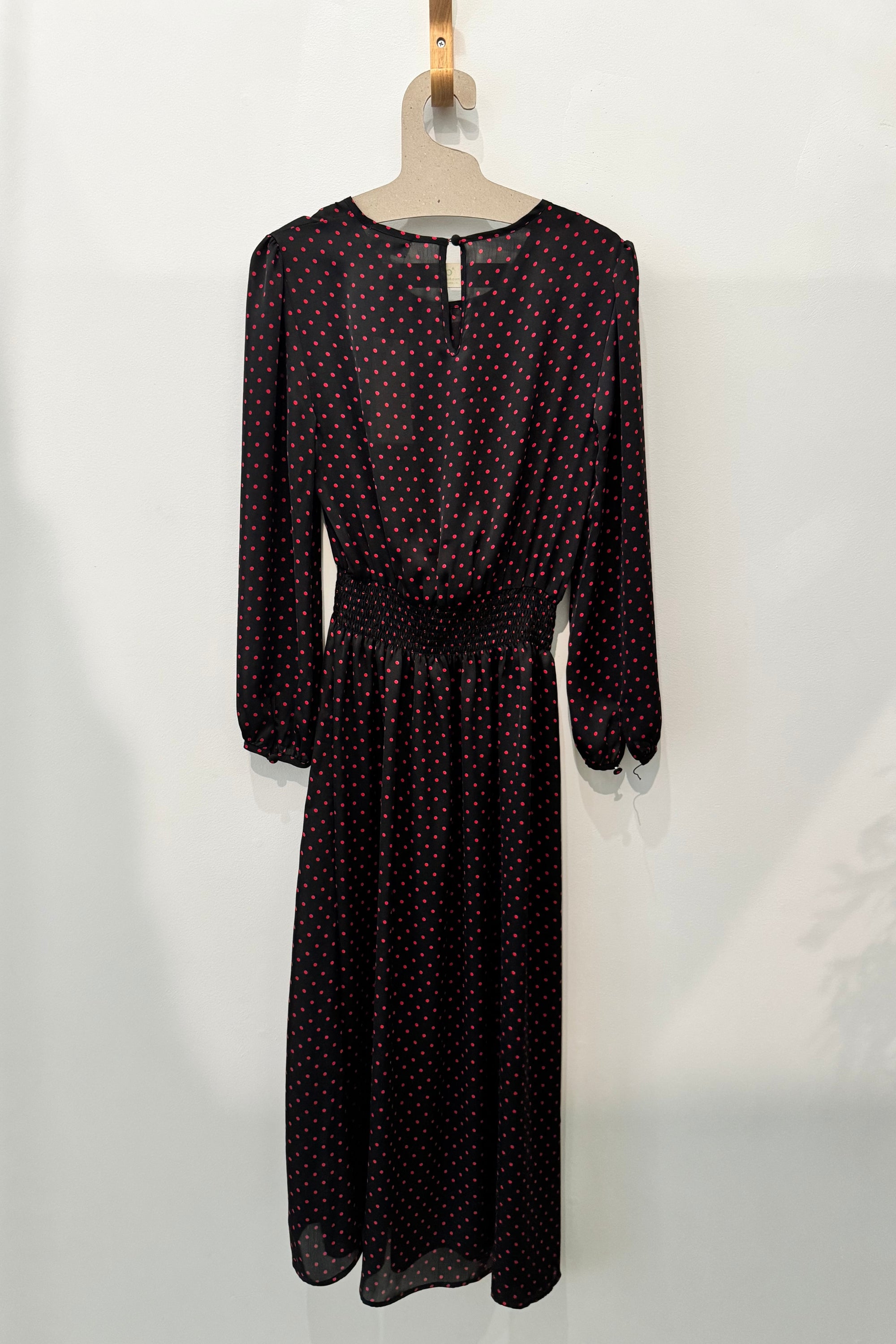 Sample Sale Greta Dress in Red Polka Dot - Whimsy & Row