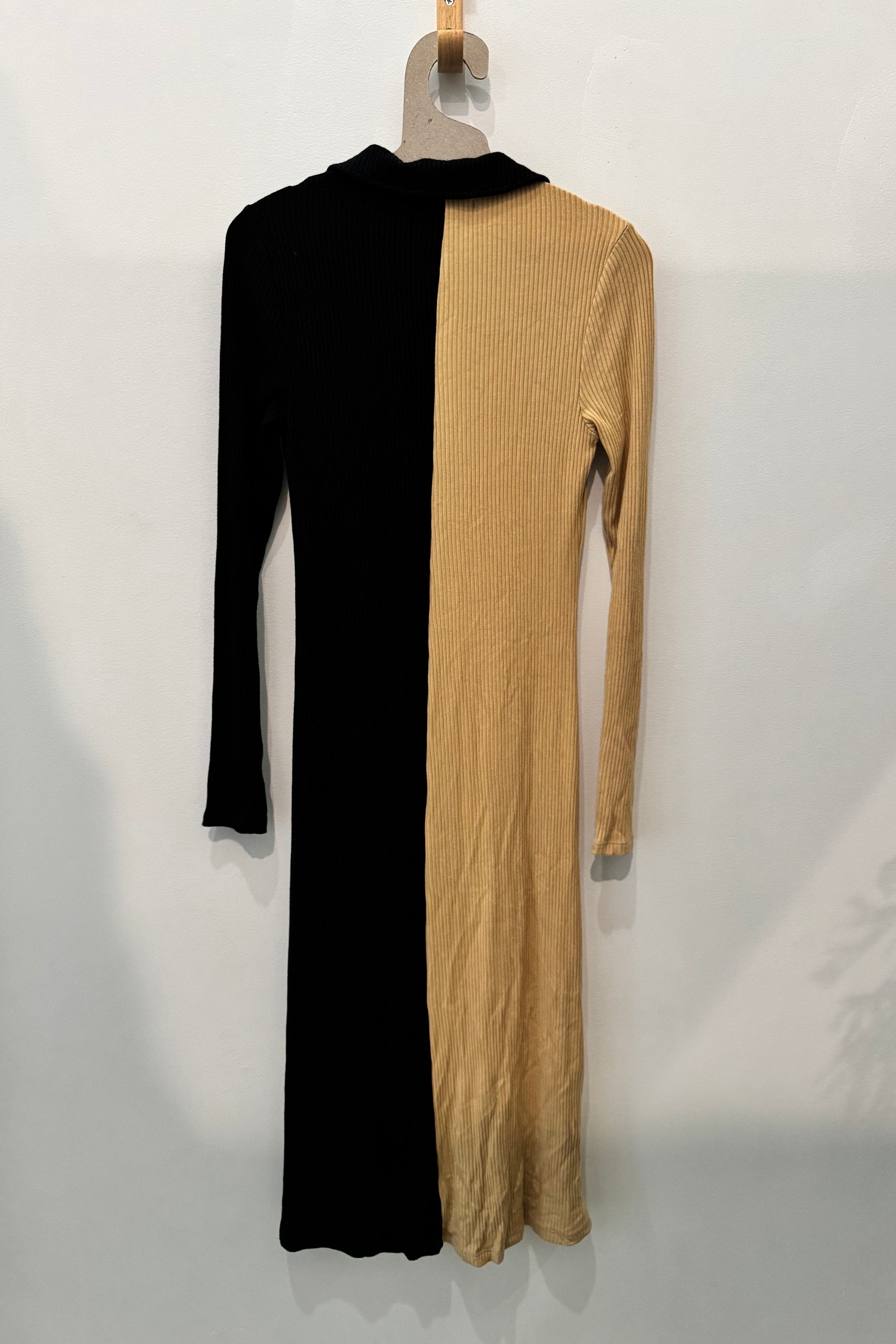 Sample Sale Two Toned Ribbed Dress - Whimsy & Row
