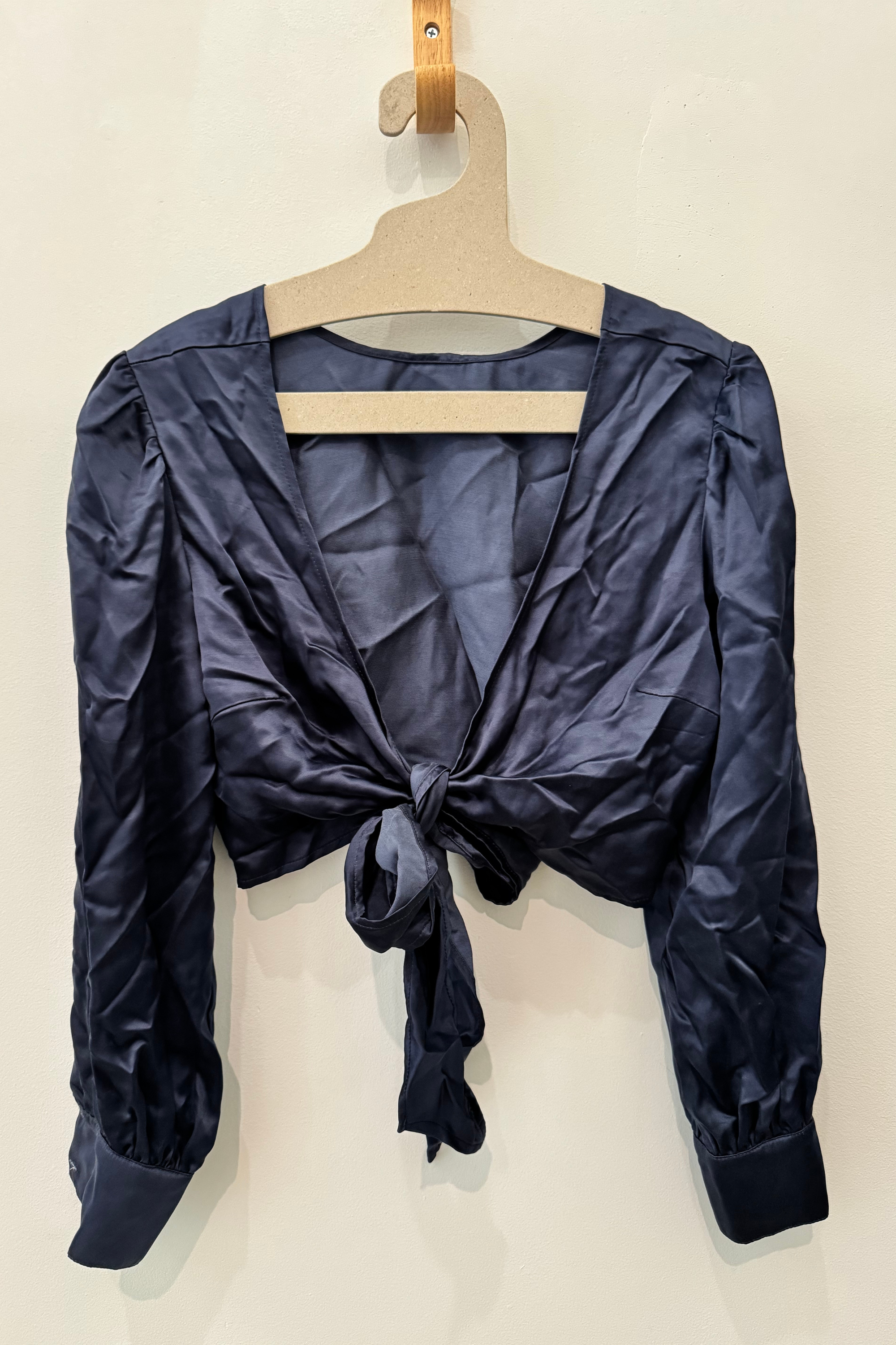 Sample Sale Lauren Top in Midnight Silky - Whimsy & Row