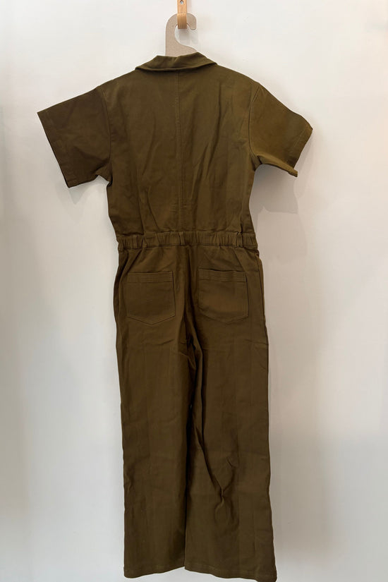 Sample Sale Logan Jumpsuit in Hunter - Whimsy & Row