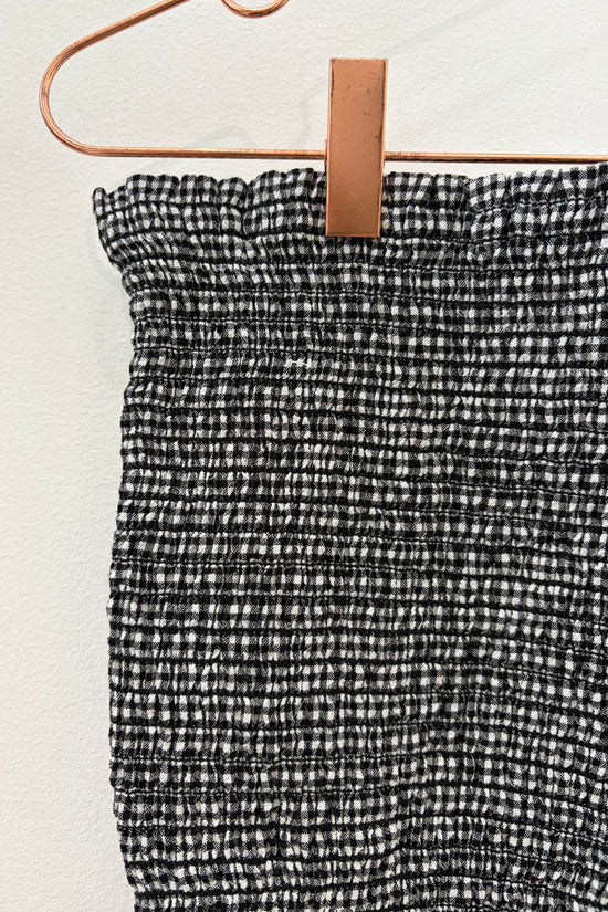 Sample Sale Matilda Top in Black Gingham - Whimsy & Row