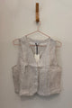 Sample Sale Bowie Vest in Stripe Linen