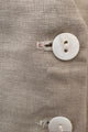 Sample Sale Bowie Vest in Oatmeal Linen