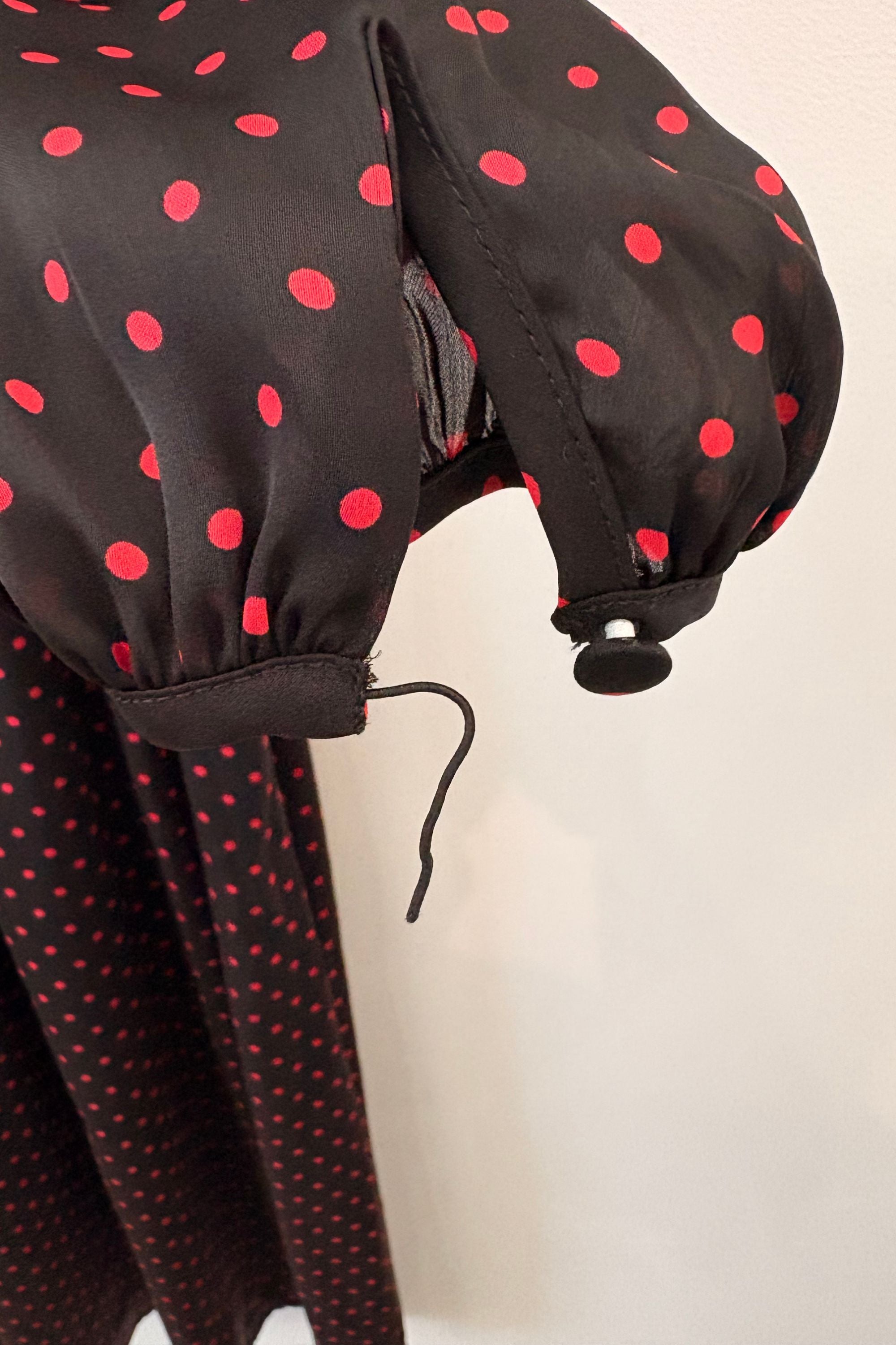 Sample Sale Greta Dress in Red Polka Dot - Whimsy & Row