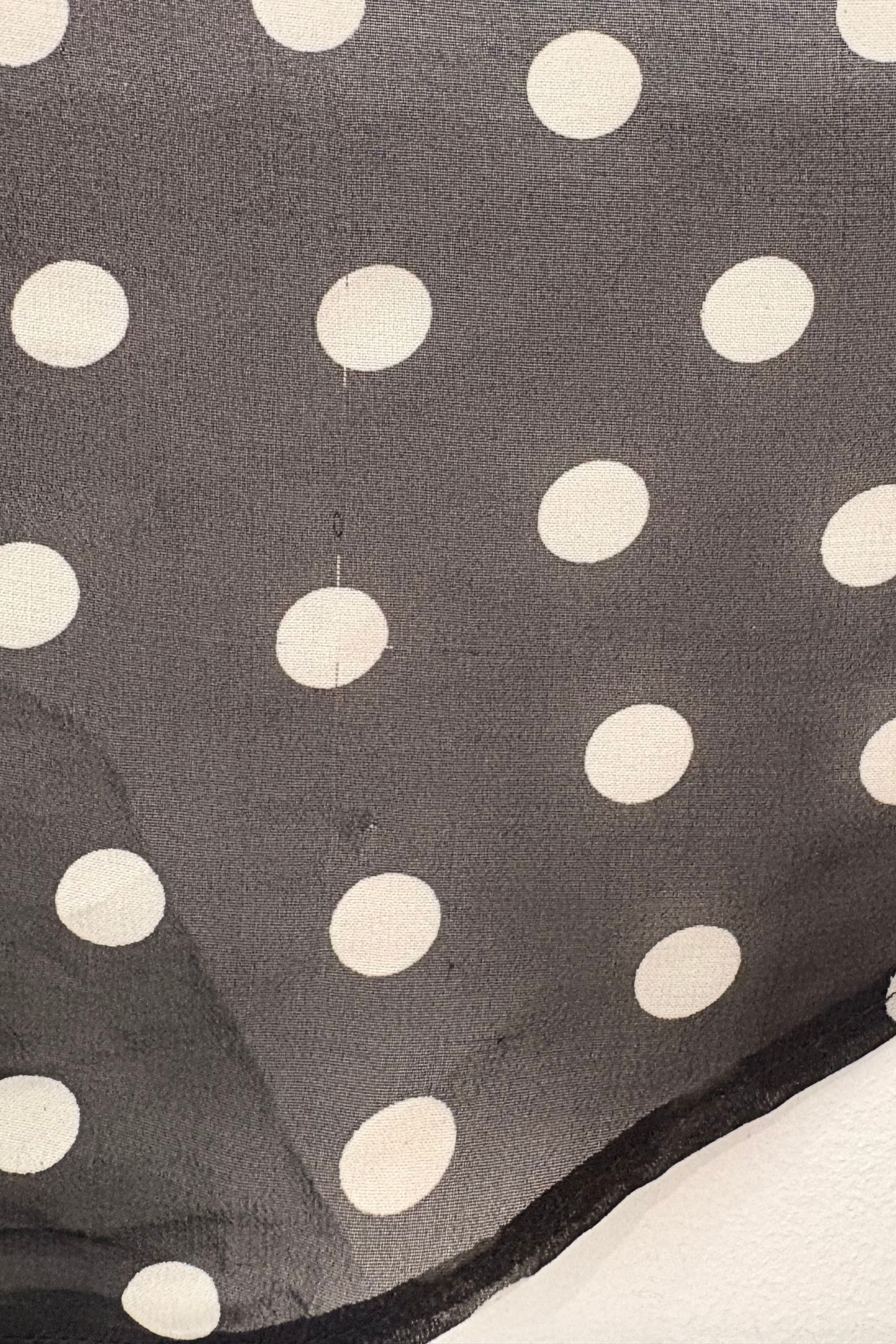 Sample Sale Bandana in Black Polka Dots - Whimsy & Row